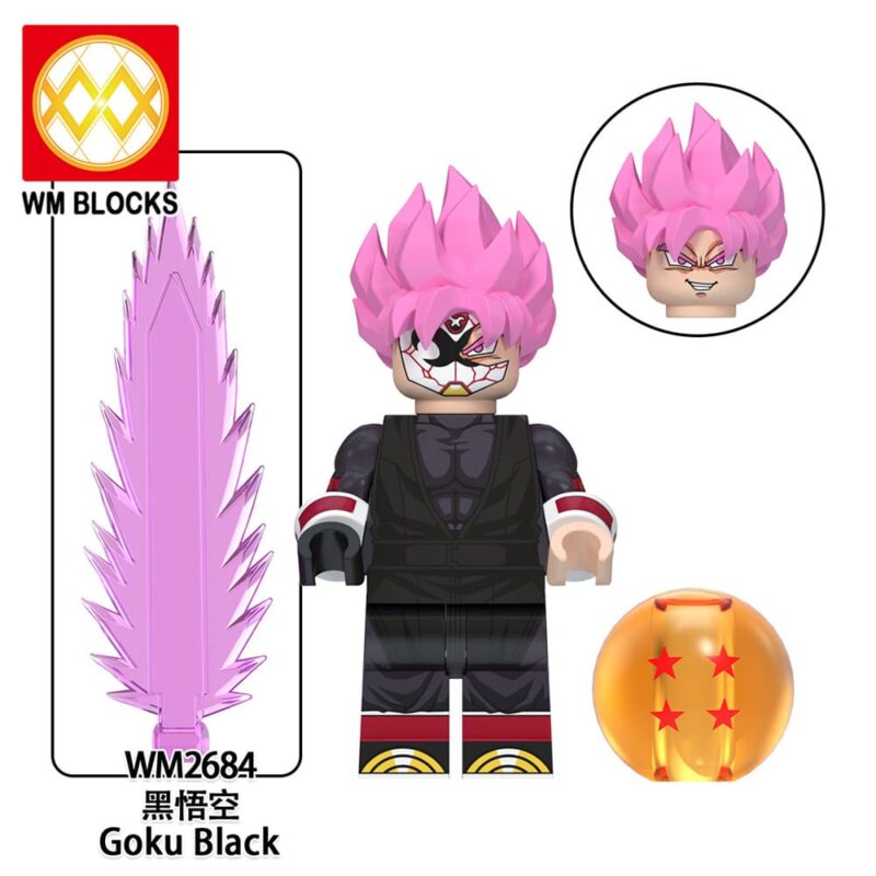 Anime Dragon Ball Z Goku Schwarz Minifiguren WM2684