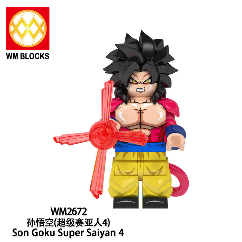 Anime Dragon Ball Z Goku Super Saiyan 4 Minifiguren WM2672