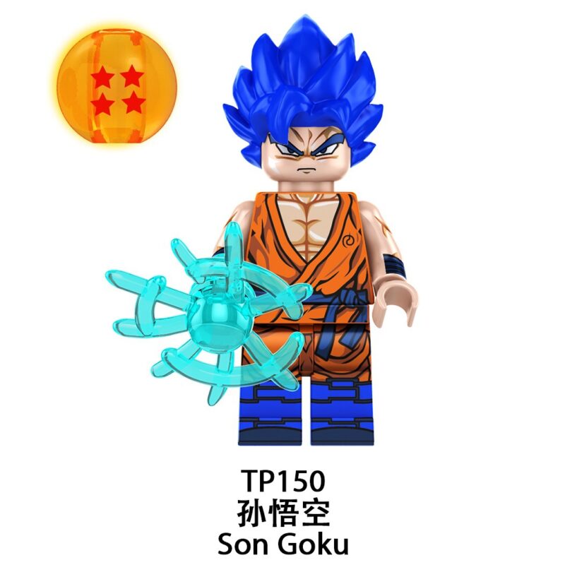 Anime Dragon Ball Z Goku Super Saiyajin Blaue Minifiguren TP150