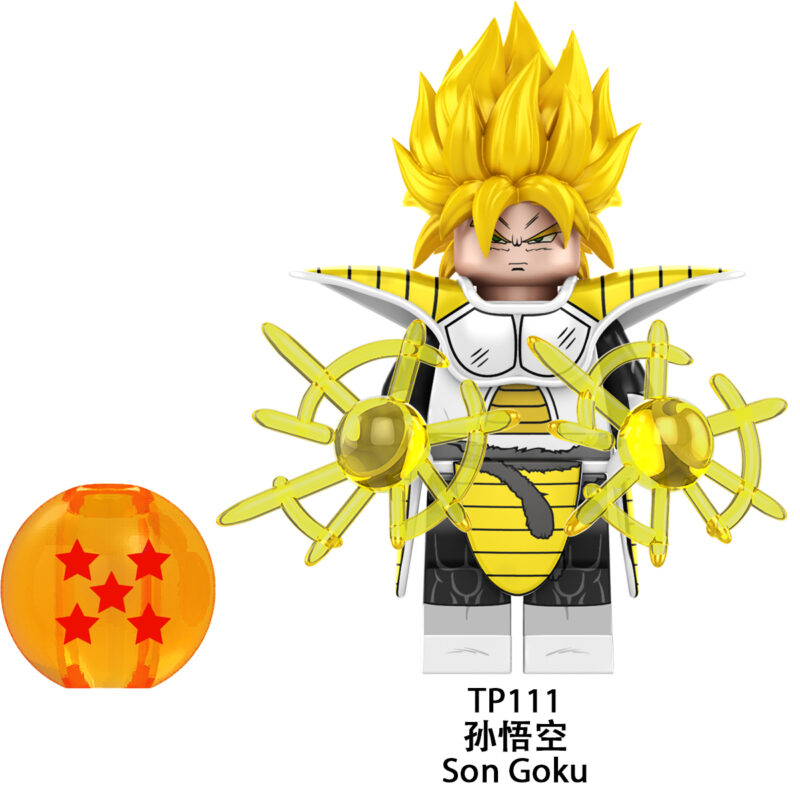 Anime Dragon Ball Z Super Saiyan Goku Armored Minifiguren TP111