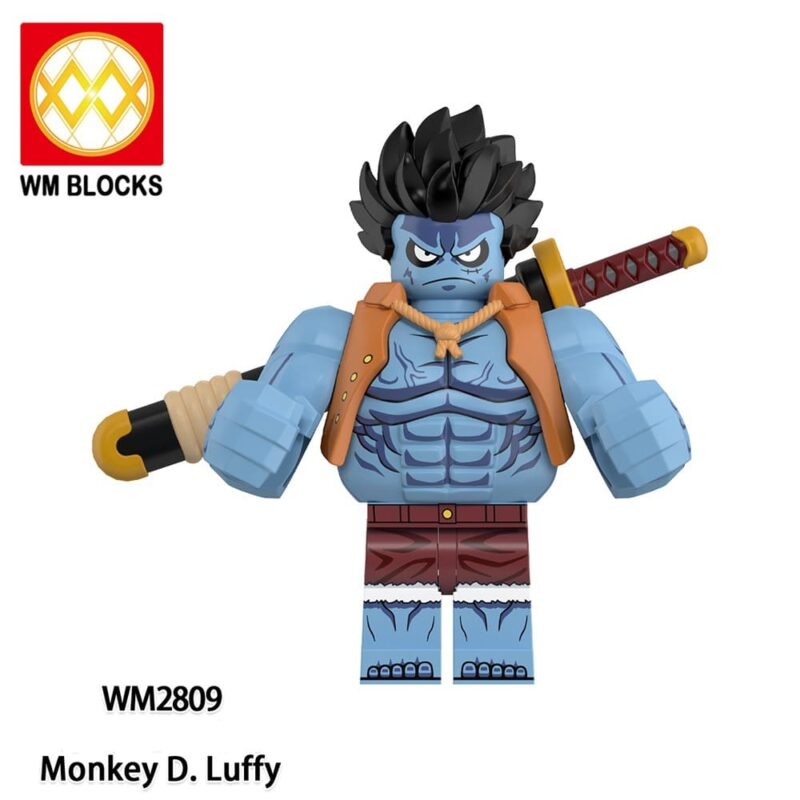 Anime One Piece Nightmare Ruffy Minifiguren WM2809