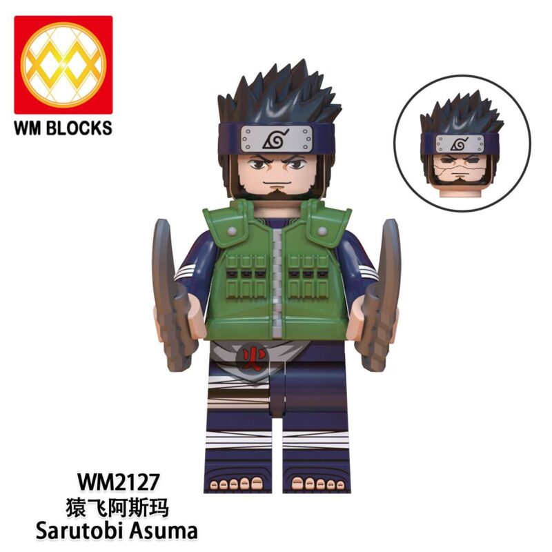 Anime Naruto Shippuden Sarutobi Asuma Minifiguren WM2127