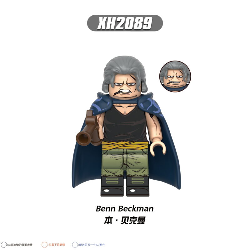 One Piece Benn Beckman Minifiguren XH2089