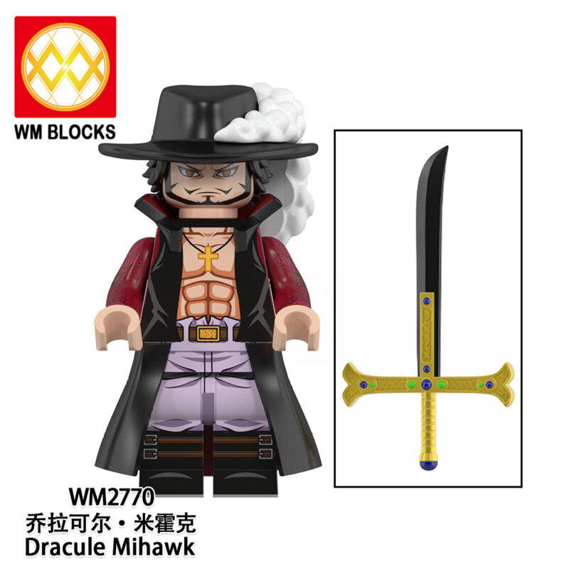 Anime One Piece Dracule Mihawk Minifiguren WM2770