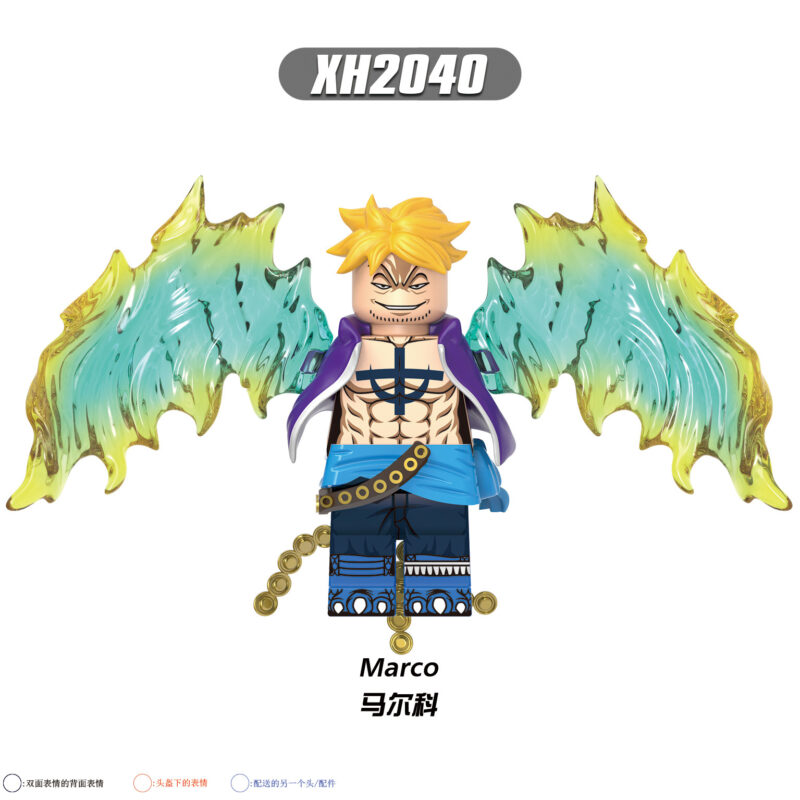 Anime One Piece Marco Minifiguren XH2040