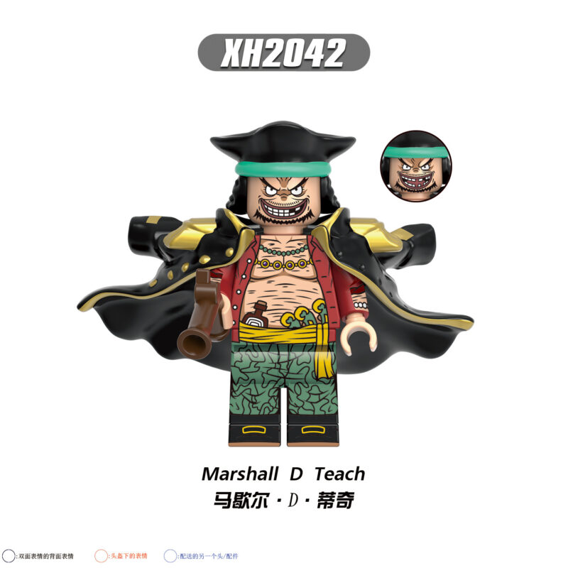 Anime One Piece Marshall D. Teach Minifiguren XH2042