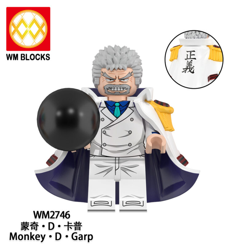 Anime One Piece Monkey D. Garp Minifiguren WM2746
