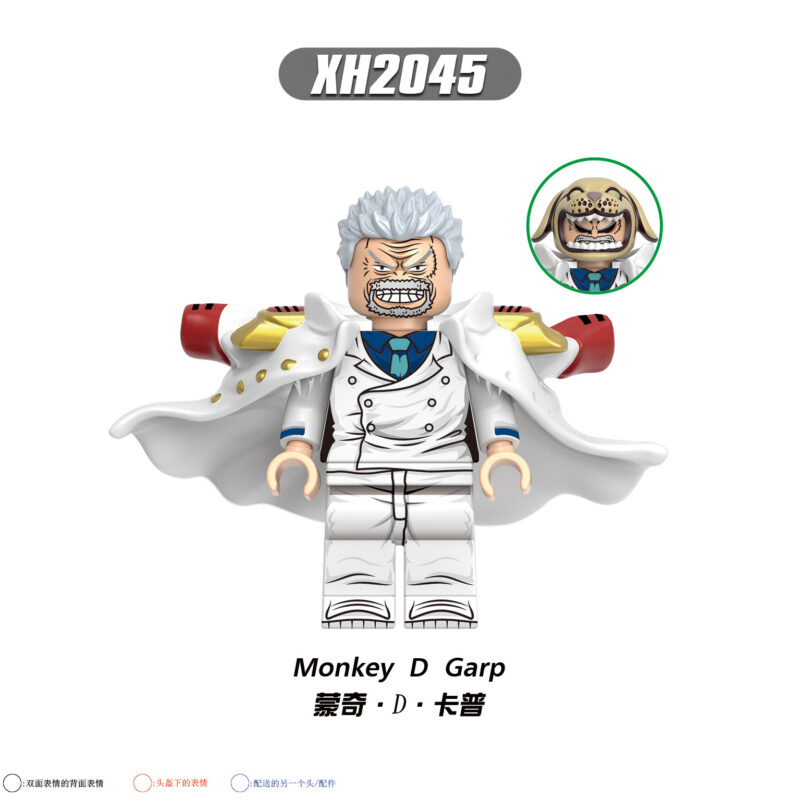Anime One Piece Monkey D. Garp Minifiguren XH2045