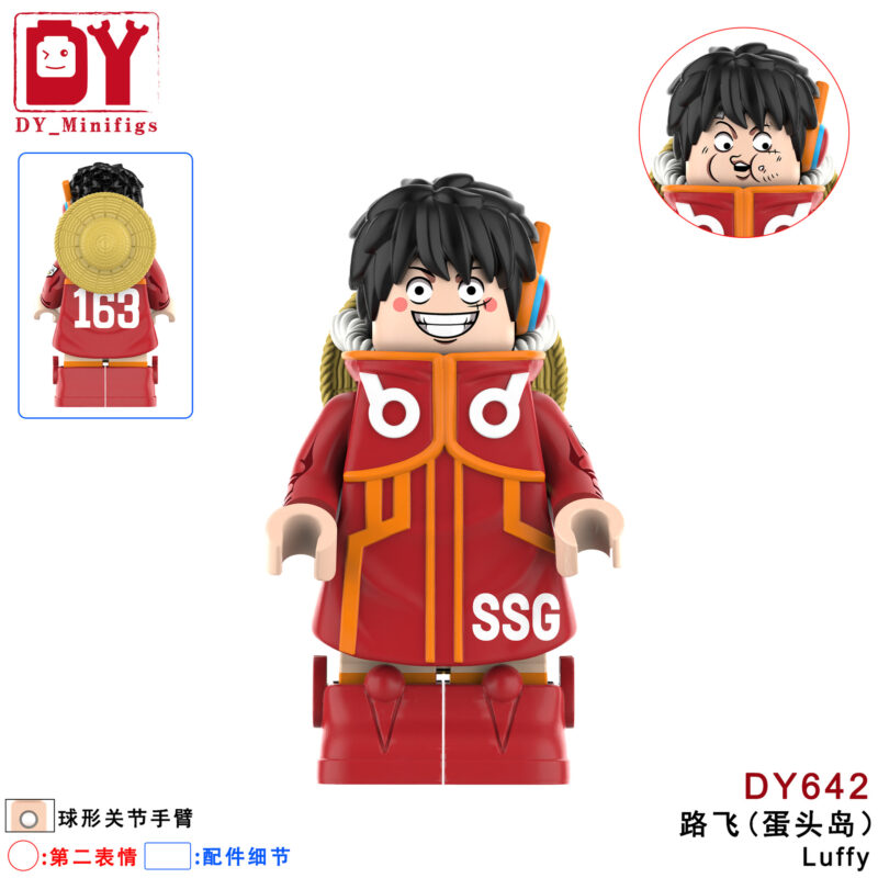 Anime One Piece Monkey D. Luffy Minifiguren DY642