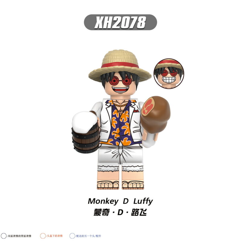 Anime One Piece Monkey D. Luffy Minifiguren XH2078