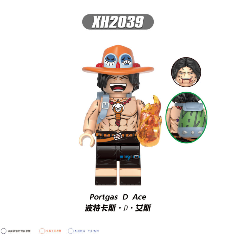 One Piece Portgas D. Ace-Minifiguren XH2039