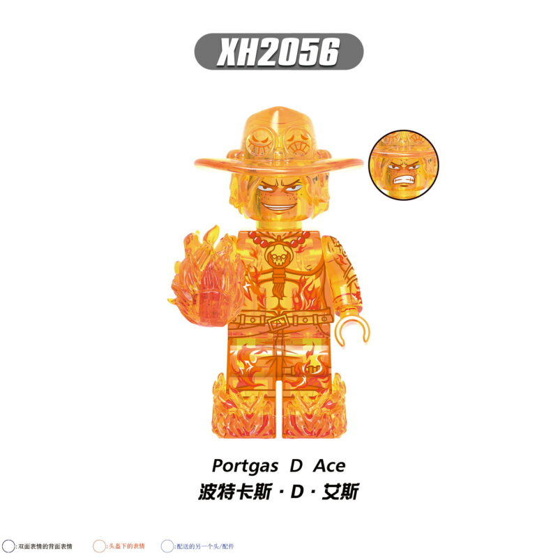 Anime One Piece Portgas D. Ace Minifiguren XH2056