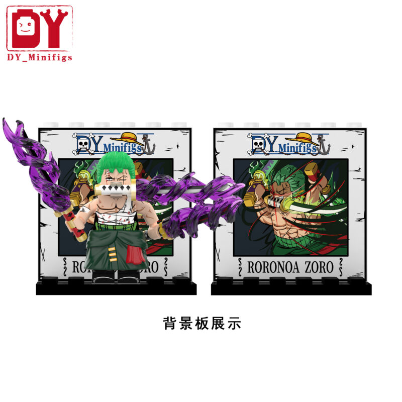 Anime One Piece Roronoa Zoro minifigurens DY603 – Bild 2