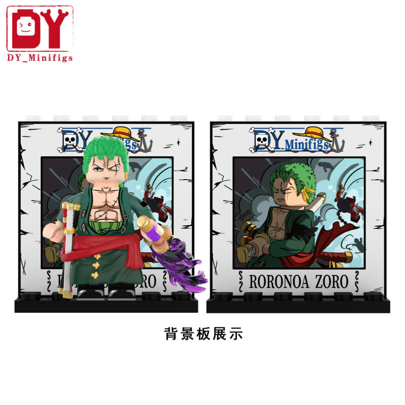Anime One Piece Roronoa Zoro minifigurens DY615 – Bild 2