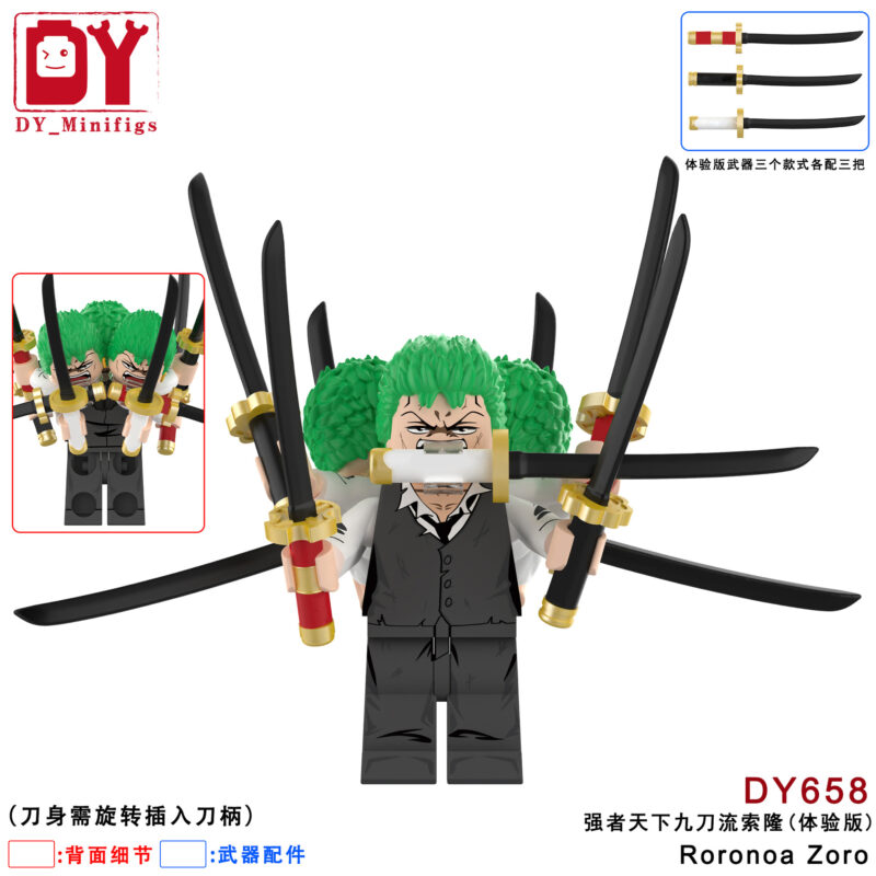 Anime One Piece Roronoa Zoro Minifiguren DY658