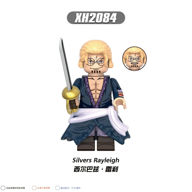 One Piece Silvers Rayleigh Minifiguren XH2084