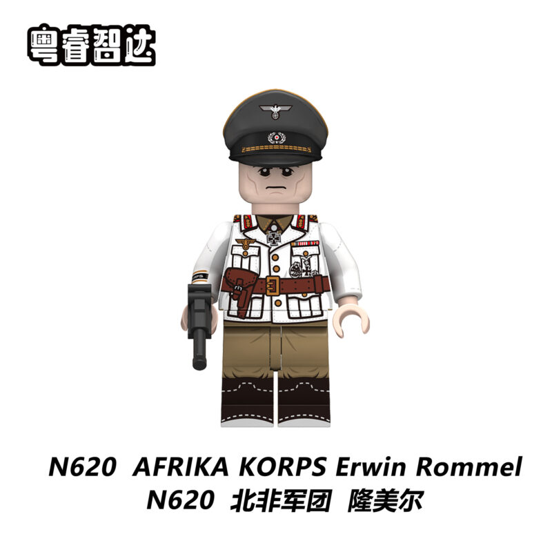 Army Military Afrika Korps Erwin Rommel Minifiguren N620