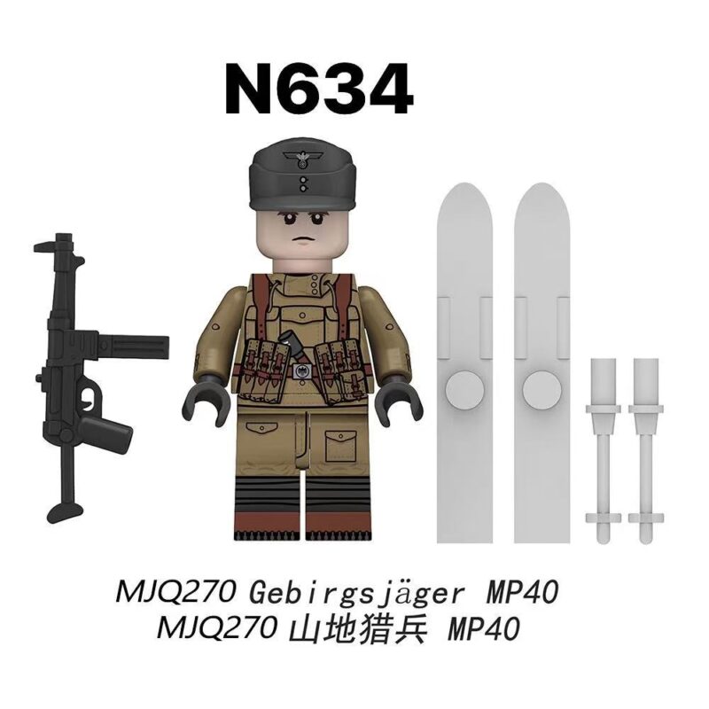 Gebirgsjäger MP40 Minifiguren N634