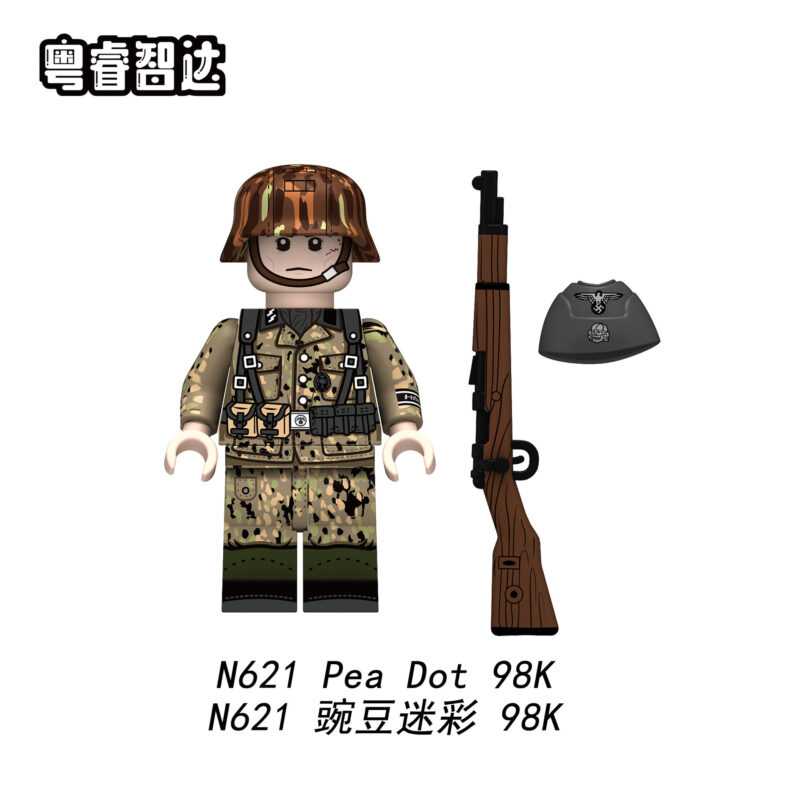 Army Military Soldiers Pea Dot 98.000 Minifiguren N621
