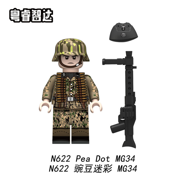 Pea Dot MG34-Minifiguren N622