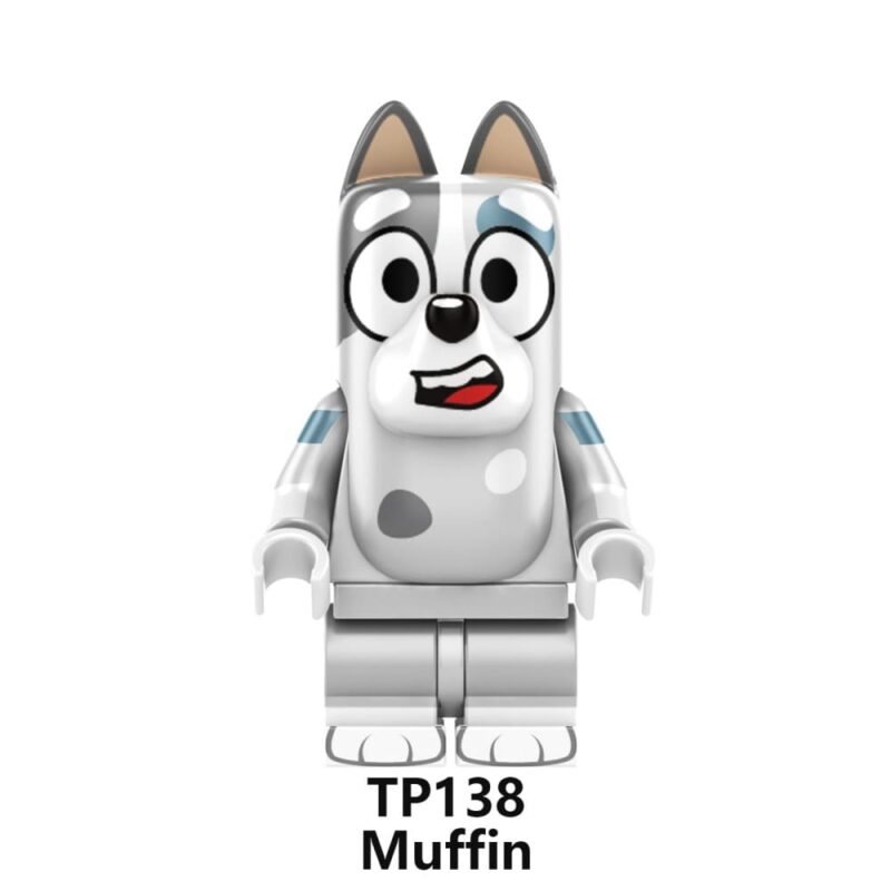 Cartoon Bluey Muffin Minifiguren TP138