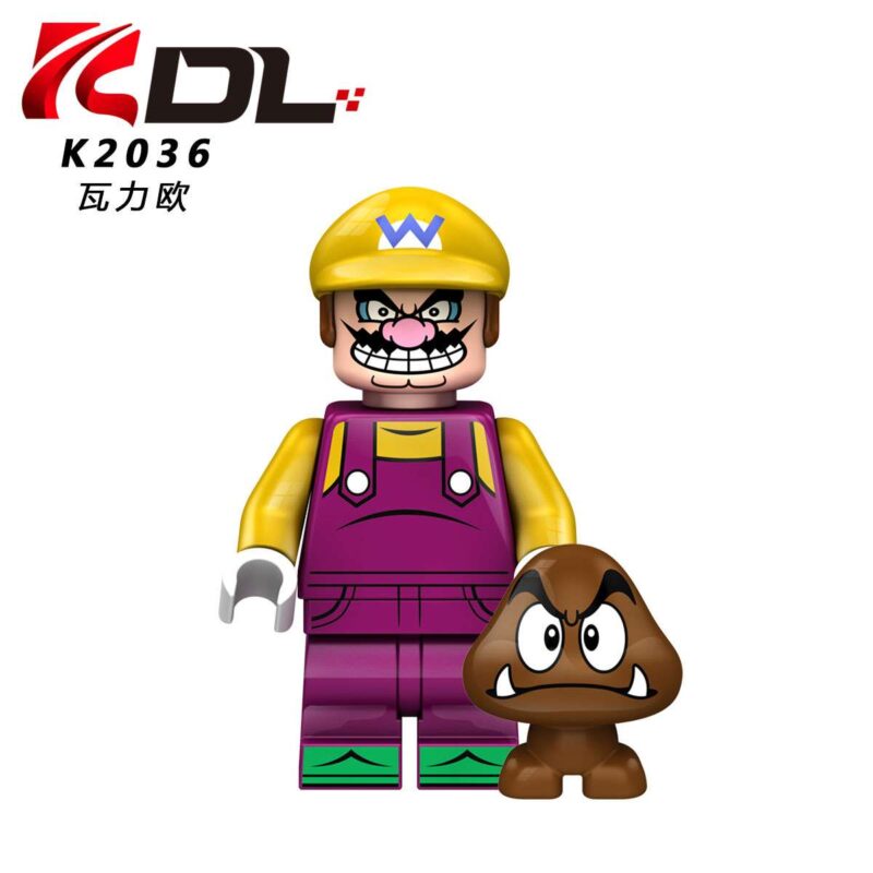 Cartoon Super Mario Wario Minifiguren K2036