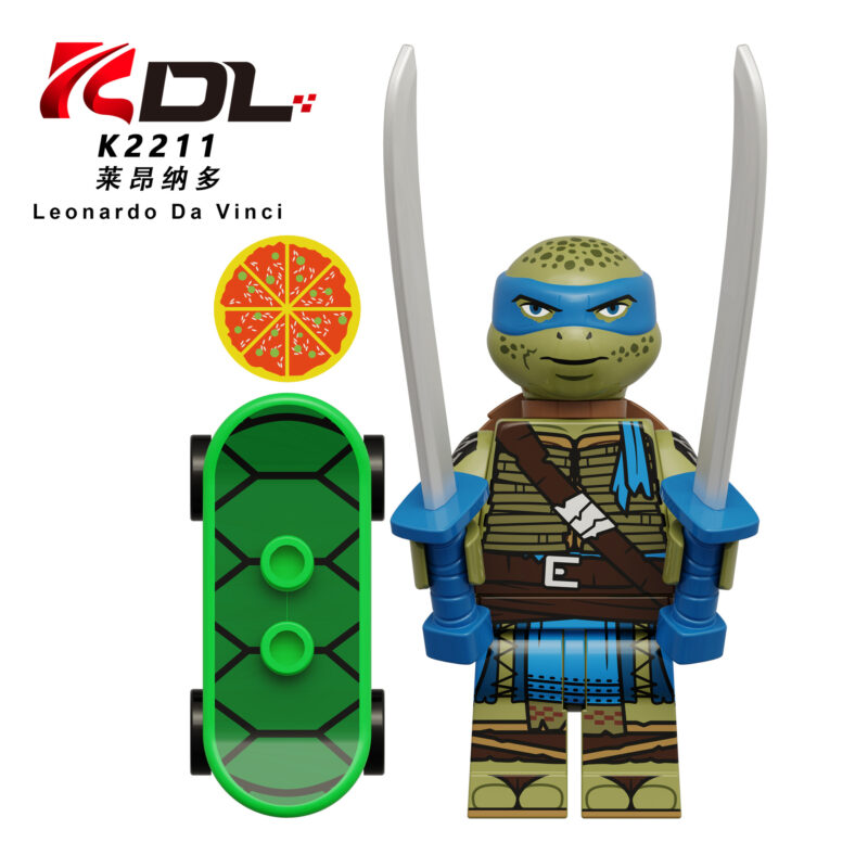 Cartoon TMNT Leonardo-Minifiguren K2211