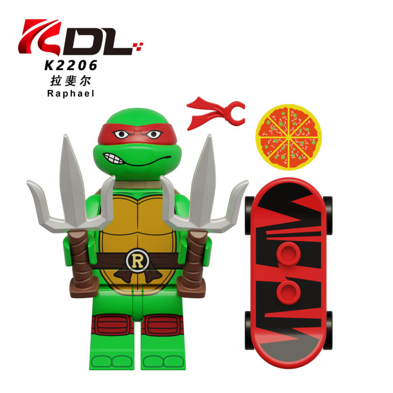 TMNT Raphael Minifiguren K2206