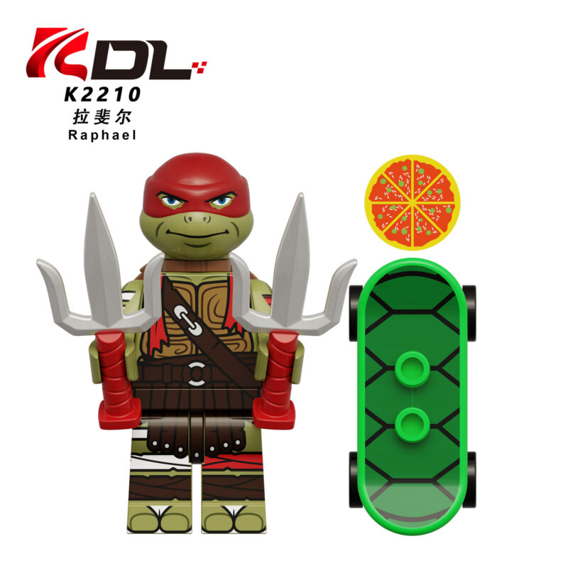 Cartoon TMNT Raphael Minifiguren K2210