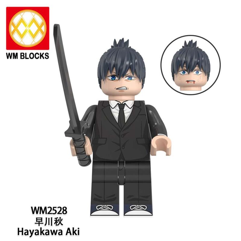 Anime Chainsaw Man Hayakawa Aki Minifiguren WM2528