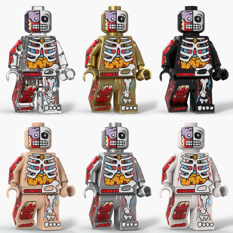 Der sichtbare Mann Minifiguren D8005F – Bild 2