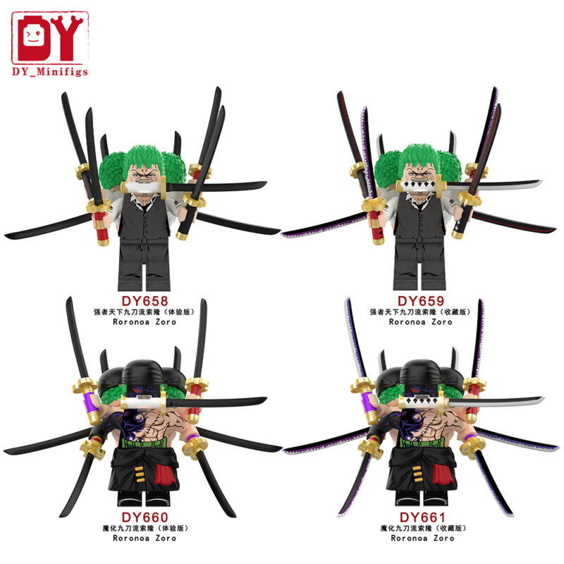 Anime One Piece Roronoa Zoro minifigurens DY659 – Bild 2