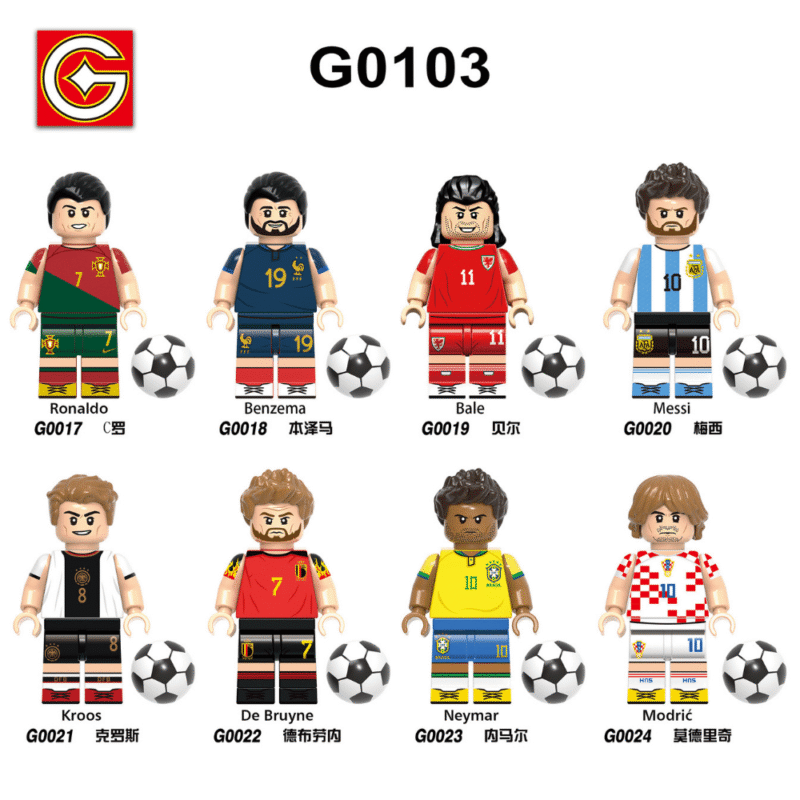 Sport Soccer Lionel Messi Minifiguren G0020 – Bild 2