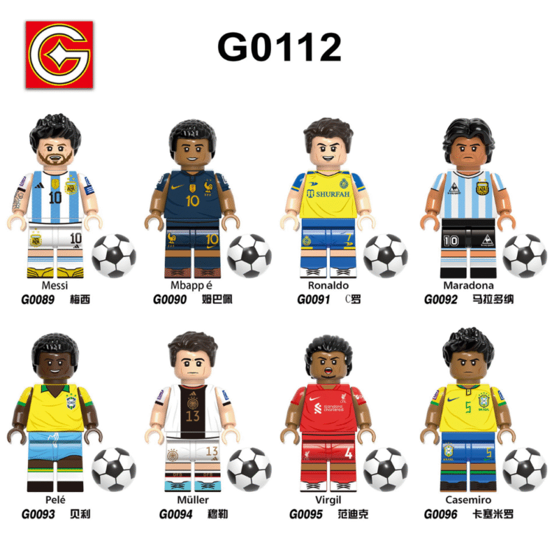 Sport Fußball Pele Minifiguren G0093 – Bild 2