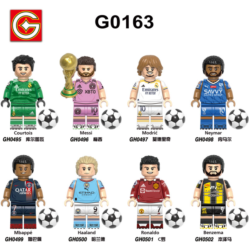 Neymar da Silva Santos Junior (Sport-Fußball) Minifiguren GH0498 – Bild 2