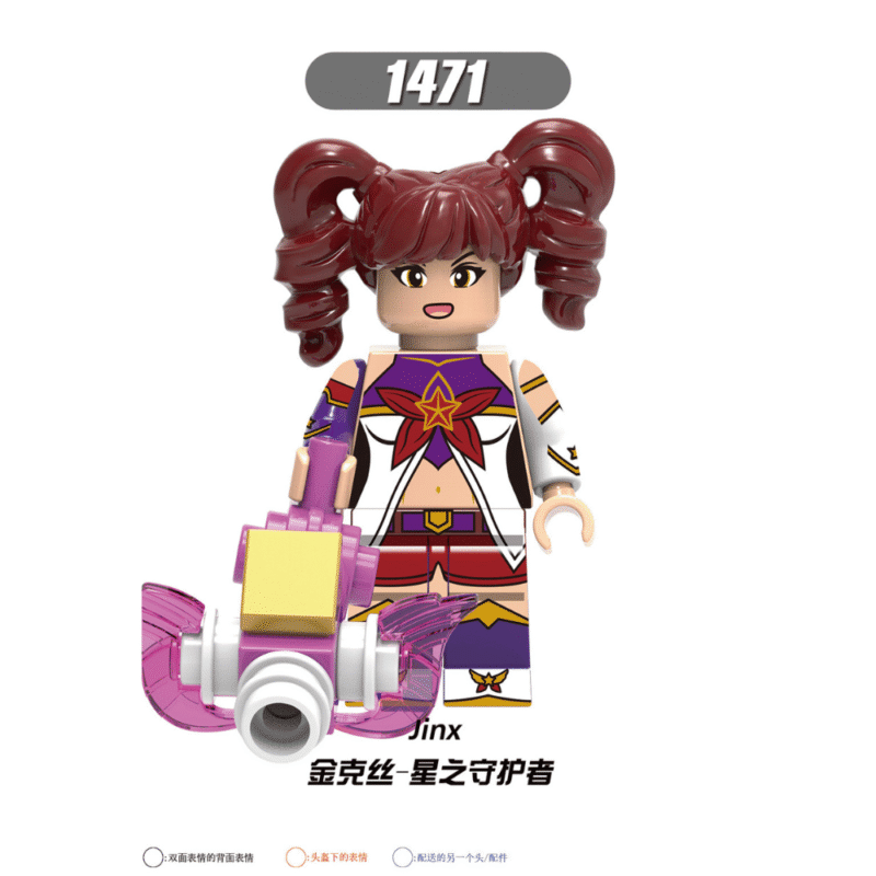 Game League of Legends Jinx Minifiguren XH1471