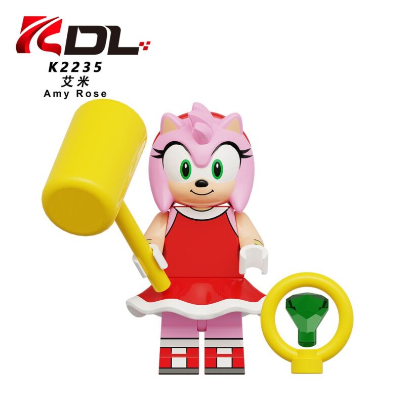 Game Sonic the Hedgehog Amy Rose Minifiguren K2235