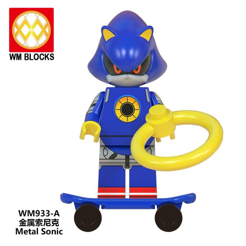 Game Sonic the Hedgehog Metal Sonic minifigurens WM933-A