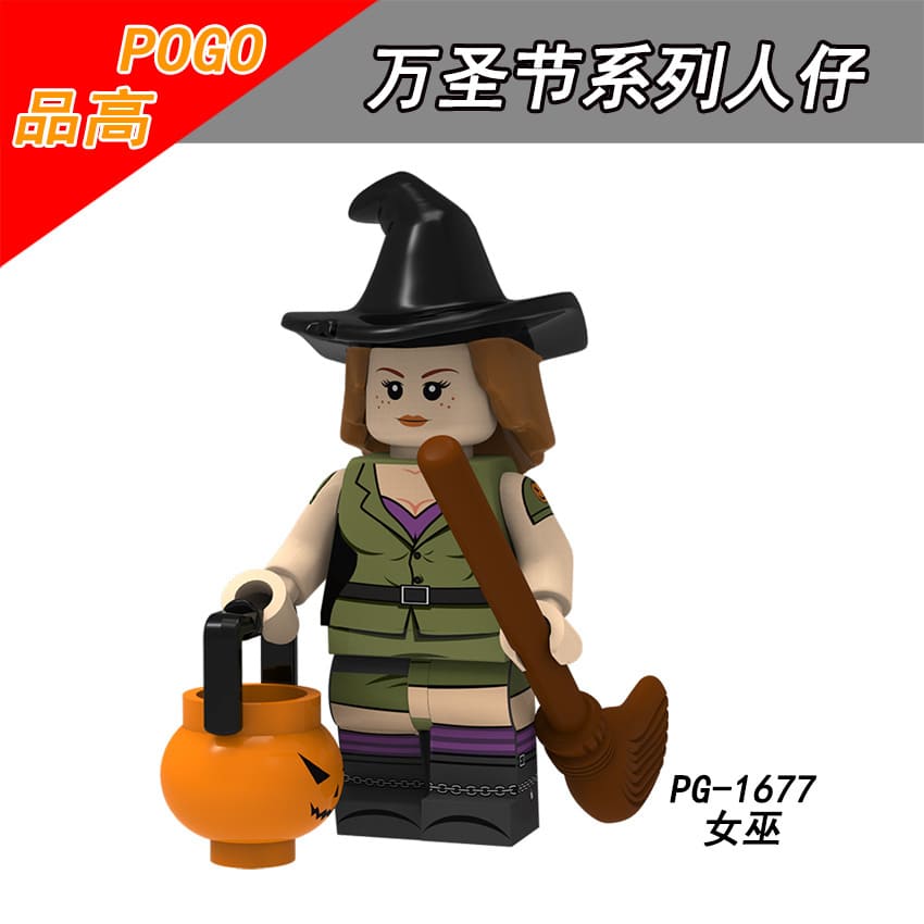 Halloween Die Hexe Minifiguren PG1677
