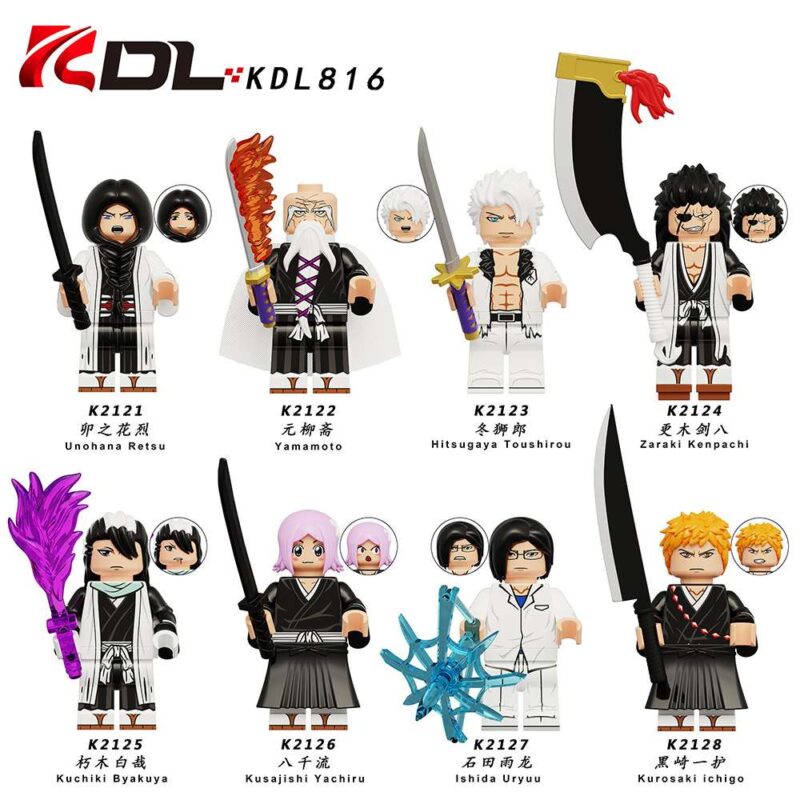 Anime Bleach Kuchiki Byakuya Minifiguren K2125 – Bild 2