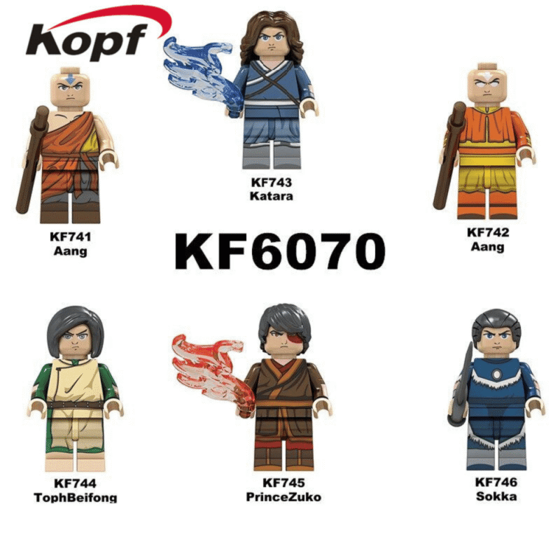 Anime Avatar: Der Herr der Elemente Aang Minifiguren KF742 – Bild 2