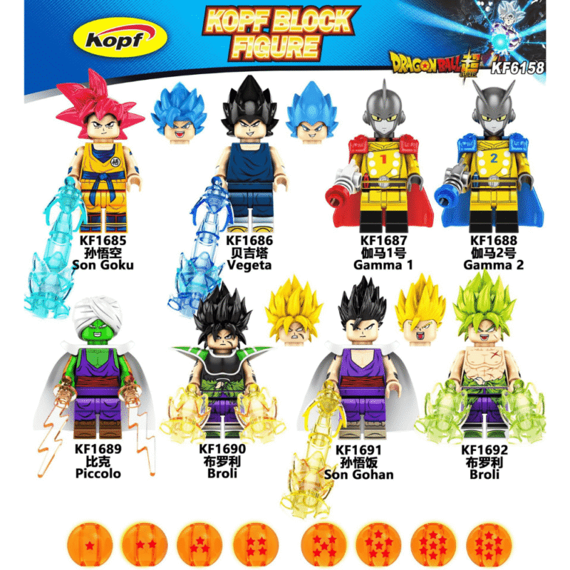 Anime: Dragon Ball Z: Broly-Minifiguren KF1690 – Bild 2