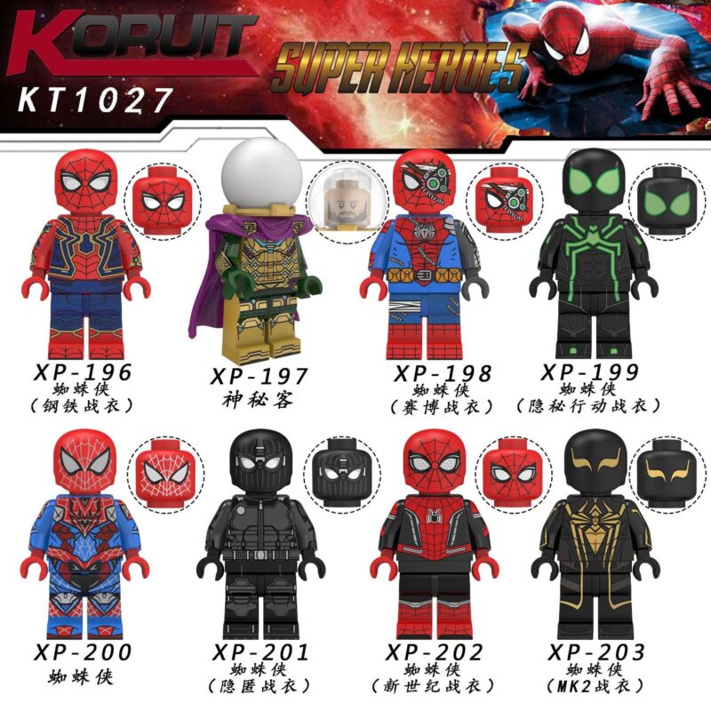 Marvel Spider-Man Stealth Suit MCU Minifiguren XP-201 – Bild 2