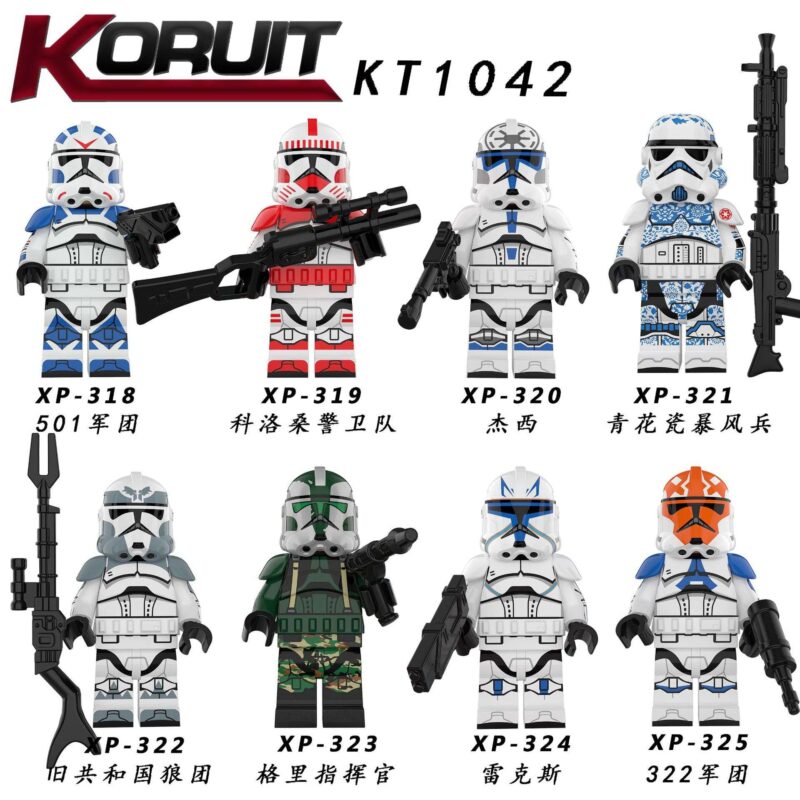 Star Wars 332. Kompanie Klontruppler Ahsokas Klontruppler Minifiguren XP-325 – Bild 2