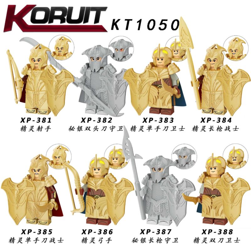 Herr der Ringe Elfenkrieger Minifiguren XP-383 – Bild 2