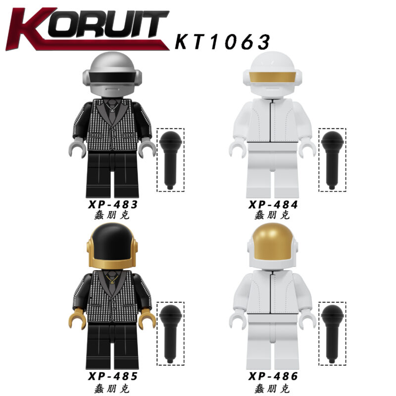 Celebrity Daft Punk Thomas Bangalter Minifiguren XP-484 – Bild 2