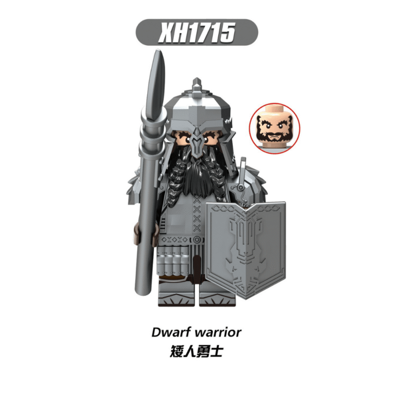 Herr der Ringe Zwergenkrieger Minifiguren XH1715