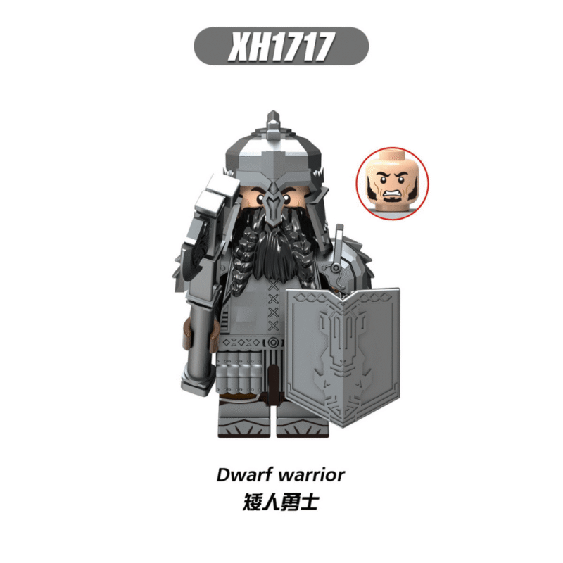 Herr der Ringe Zwergenkrieger Minifiguren XH1717