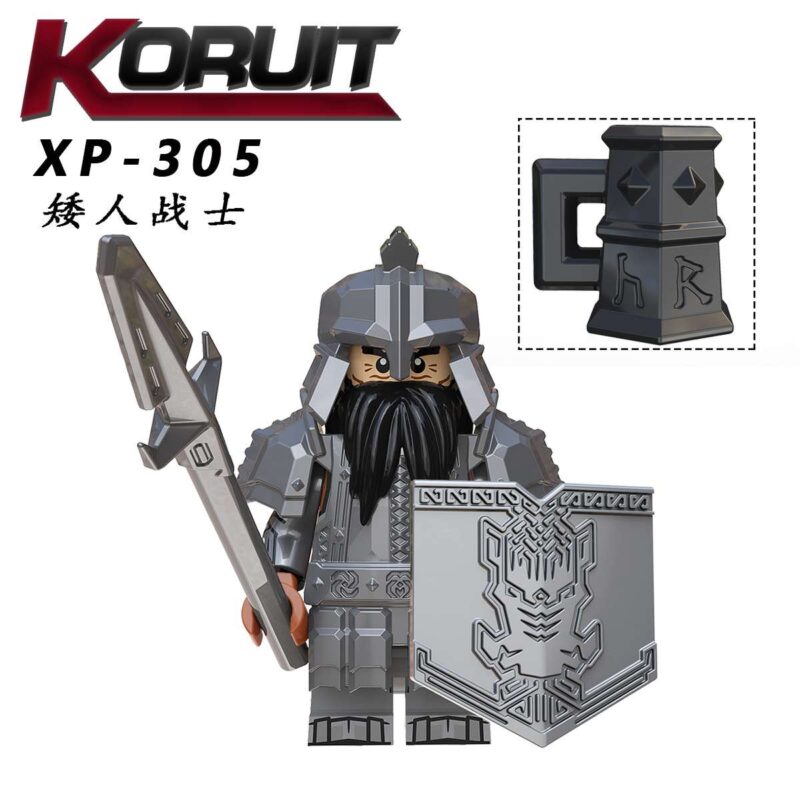 Herr der Ringe Zwergenkrieger Minifiguren XP-305