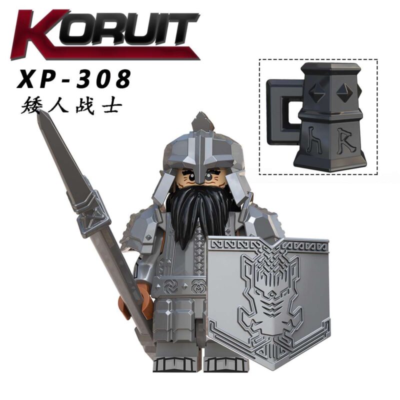 Herr der Ringe: Zwergenkrieger Minifiguren XP-308
